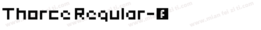 Thorce Regular字体转换
